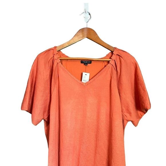 NWT! Lane Bryant knit short sleeve sweater shirt - Picture 2 of 9